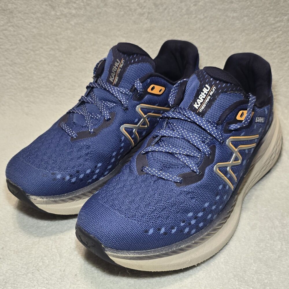 Karhu Mestari Run 1.0 Men's 10 Sneakers - True Navy / Gray Morn F105003 Shoes